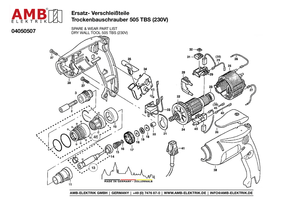 Trockenschrauber 505 TBS